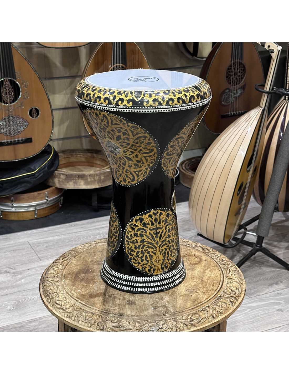 Instrument à percussion Derbouka turque en métal - Label Emmaüs