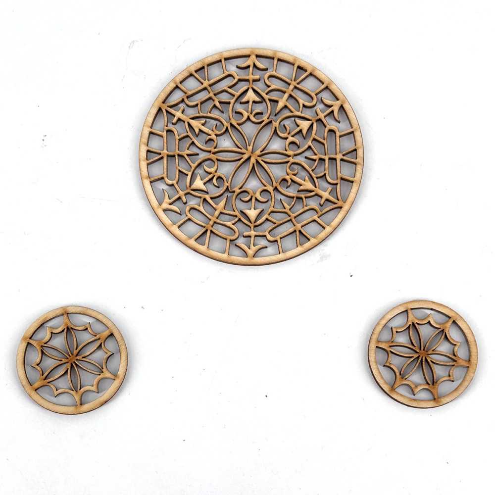 Small Round rosettes for oud