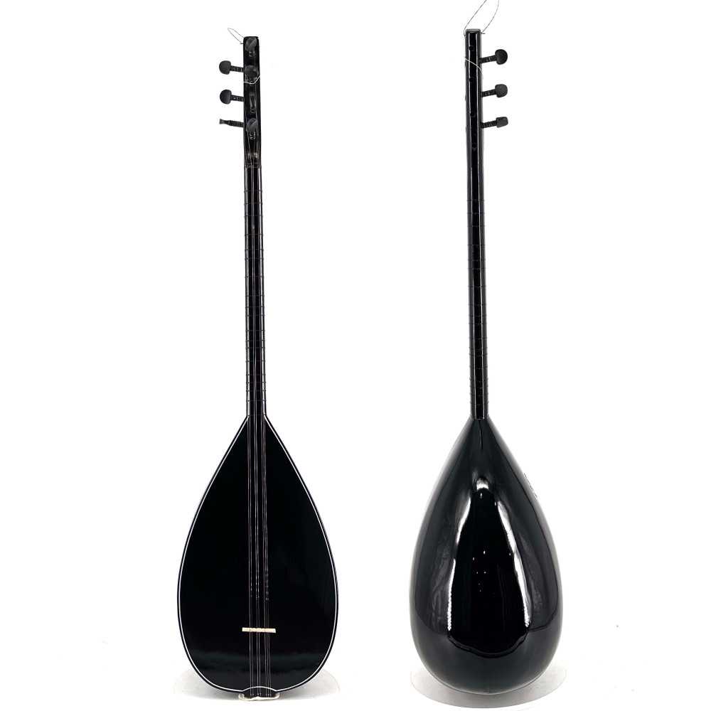 Turkish Saz Black Short Neck